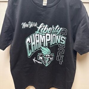 FP New York Liberty 2024 WNBA Finals Champions T-shirt Size Large